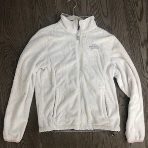 North Face Women's White Fleece Osito Jacket